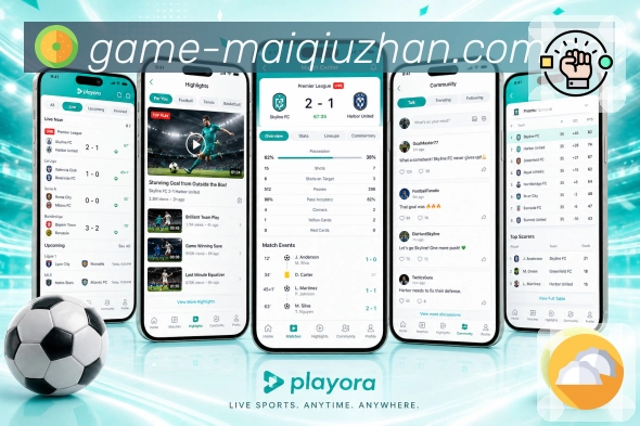 买球站 APP 体育赛事客户端预览